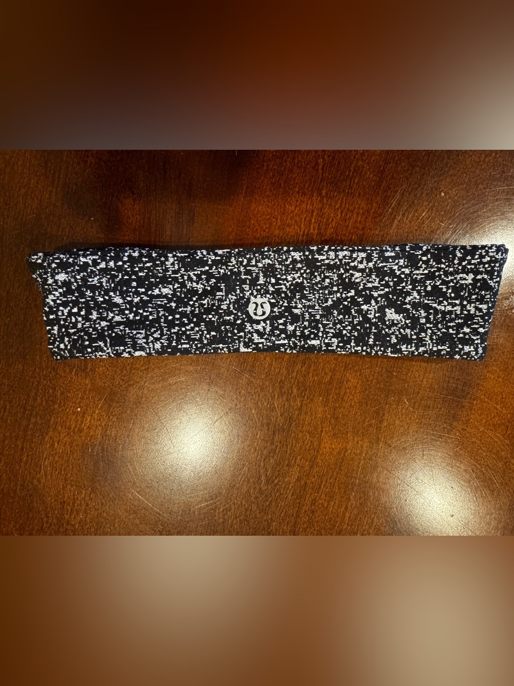 Lululemon Athletica Black & White Speckled Headband